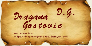 Dragana Gostović vizit kartica